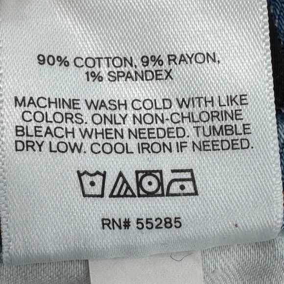 EXPRESS Straight Ankle High Rise Ripped Jeans - Picture 10 of 10